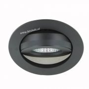 LED spot kantelbaar 8Watt rond ZWART IP65 dimbaar-3