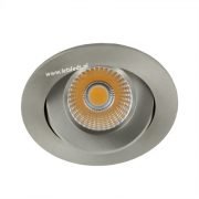 LED spot kantelbaar 8Watt rond NIKKEL IP65 dimbaar-NI-2