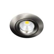 LED spot GU10 9Watt COB rond NIKKEL dimbaar-1