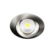 LED spot GU10 9Watt COB rond NIKKEL dimbaar-2
