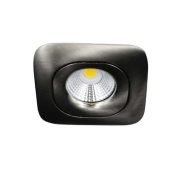 LED spot GU10 9Watt COB vierkant NIKKEL dimbaar-1