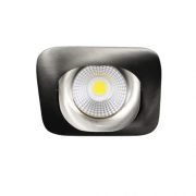 LED spot GU10 9Watt COB vierkant NIKKEL dimbaar-2