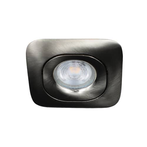 Philips LED spot GU10 3,7Watt vierkant NIKKEL dimbaar-1