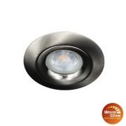 Philips LED spot GU10 4Watt rond NIKKEL dimbaar Warm Glow-1