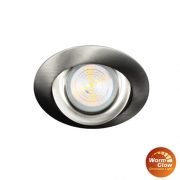 Philips LED spot GU10 4Watt rond NIKKEL dimbaar Warm Glow-2