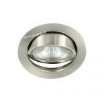 LED spot kantelbaar 5Watt rond NIKKEL dimbaar helder-3