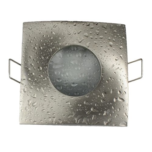 LED lamp armatuur vierkant nikkel IP65 waterdicht-2