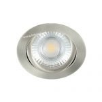 LED spot kantelbaar 5Watt rond NIKKEL dimbaar-D1-2