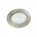 LED spot kantelbaar 5Watt rond NIKKEL dimbaar-D2-10