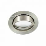 LED spot kantelbaar 5Watt rond NIKKEL dimbaar-D2-3