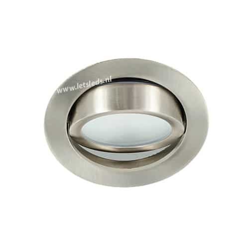 LED spot kantelbaar 5Watt rond NIKKEL dimbaar-D2-30