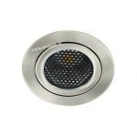 LED spot kantelbaar 5Watt rond NIKKEL dimbaar-D5-1