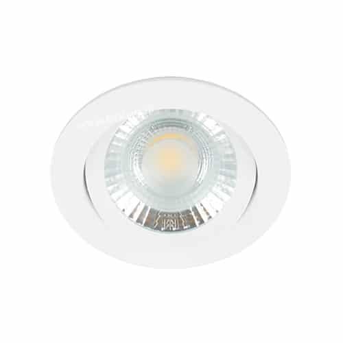 LED spot kantelbaar 5Watt rond WIT dimbaar-D1-2