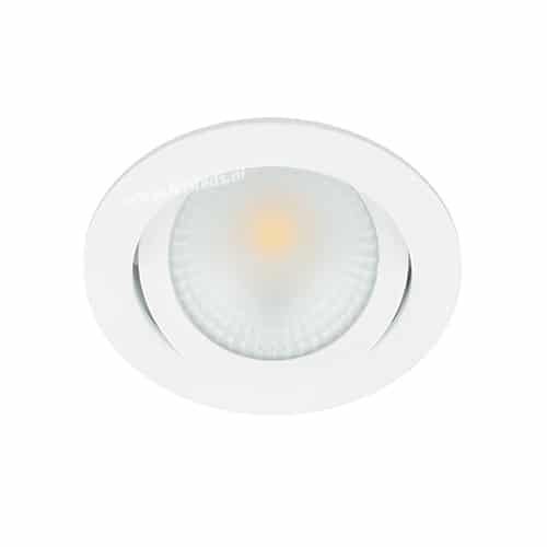 LED spot kantelbaar 5Watt rond WIT dimbaar-D2-20
