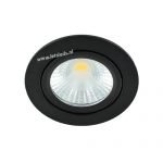 LED spot kantelbaar 5Watt rond ZWART dimbaar-D1-1