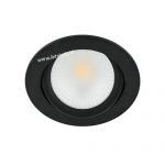 LED spot kantelbaar 5Watt rond ZWART dimbaar-D2-20