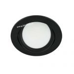 LED spot kantelbaar 5Watt rond ZWART dimbaar-D3-2
