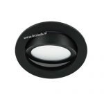 LED spot kantelbaar 5Watt rond ZWART dimbaar-D3-3