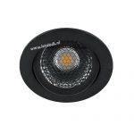 LED spot kantelbaar 5Watt rond ZWART dimbaar-D5-2