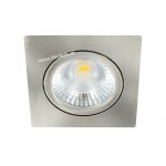 LED spot kantelbaar 5Watt vierkant NIKKEL dimbaar-D1-1