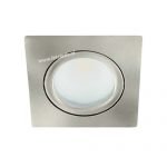 LED spot kantelbaar 5Watt vierkant NIKKEL dimbaar-D2-10