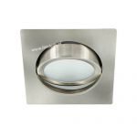 LED spot kantelbaar 5Watt vierkant NIKKEL dimbaar-D2-30