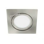 LED spot kantelbaar 5Watt vierkant NIKKEL dimbaar-D3-1