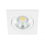 LED spot kantelbaar 5Watt vierkant WIT dimbaar-D1-1
