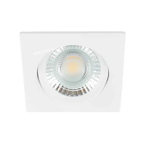 LED spot kantelbaar 5Watt vierkant WIT dimbaar-D1-2