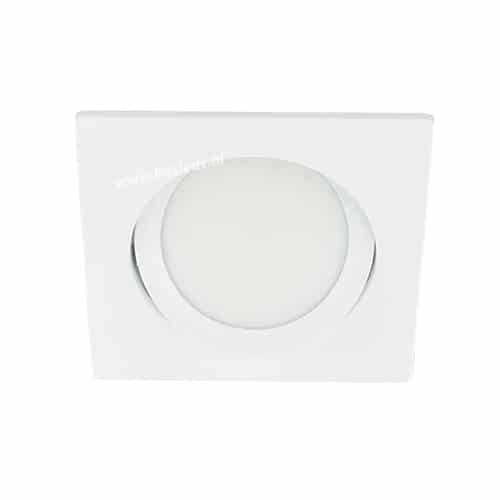 LED spot kantelbaar 5Watt vierkant WIT dimbaar-D3-2