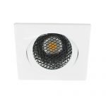 LED spot kantelbaar 5Watt vierkant WIT dimbaar-D5-2