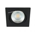 LED spot kantelbaar 5Watt vierkant ZWART dimbaar-D1-2