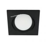 LED spot kantelbaar 5Watt vierkant ZWART dimbaar-D3-2