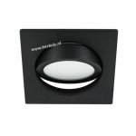 LED spot kantelbaar 5Watt vierkant ZWART dimbaar-D3-3