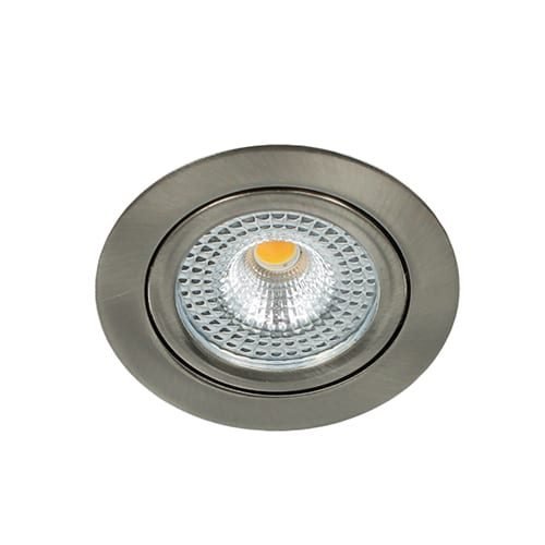 LED spot kantelbaar 5Watt rond NIKKEL IP65 dimbaar – zonder driver-1
