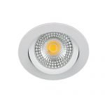 LED spot kantelbaar 5Watt rond WIT IP65 dimbaar – zonder driver-2