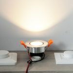 LED spot 67mm kantelbaar 3Watt rond dimbaar